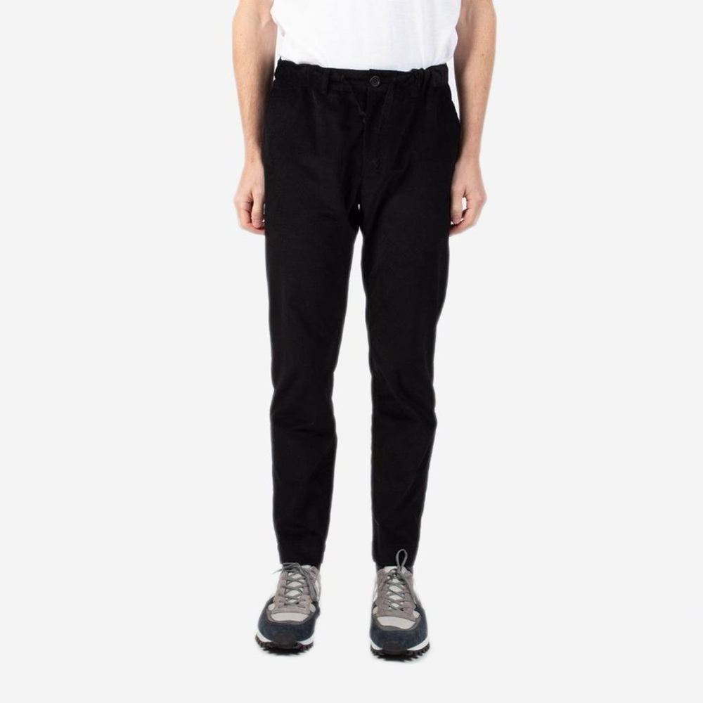 Kestin hare Inverness trousers in black corduroy